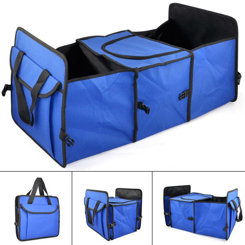 Car Boot Collapsible Storage Organiser - Blue £11.99 - Free Delivery ...