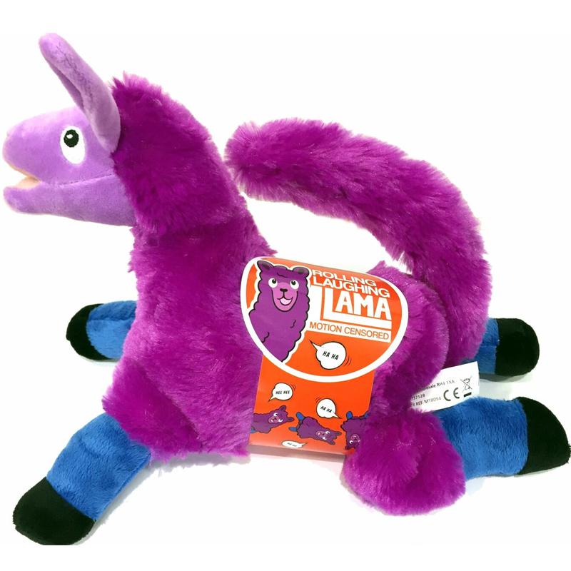 purple stuffed llama