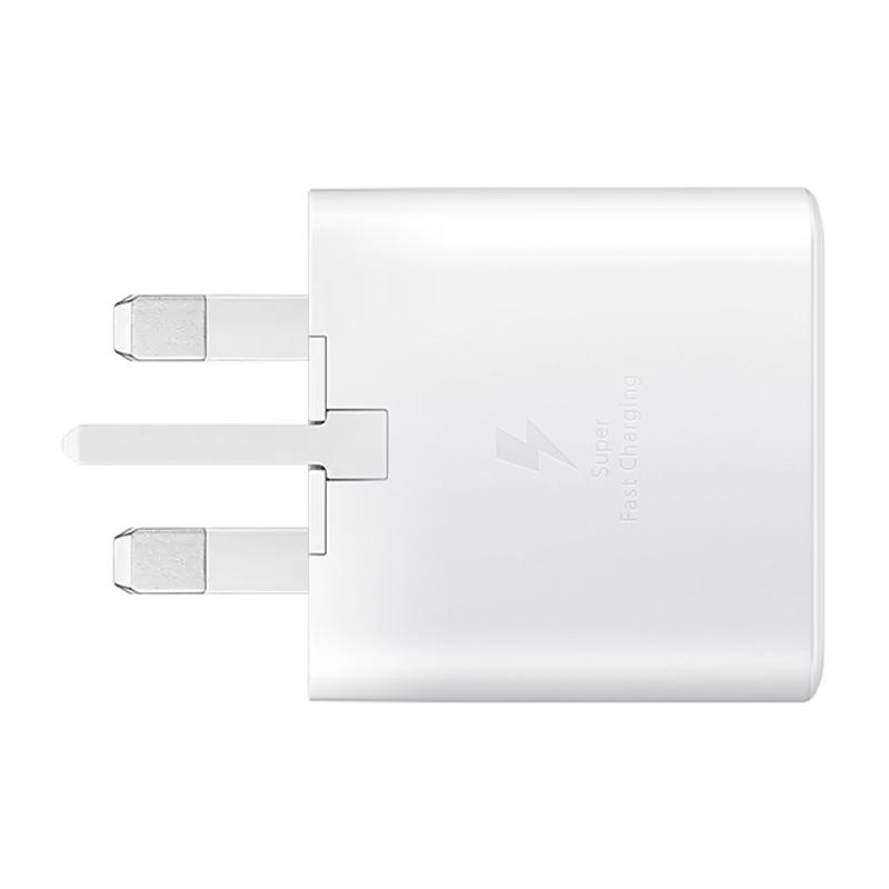 Samsung Galaxy 25W 3A USB-C Fast Charging Adaptor - White £16.99 - Free ...