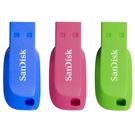 SanDisk 32GB Cruzer Blade USB 2.0 Flash Drive - Pack of 3