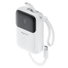 Havit PB5215 PD22.5W USB-C and Lightning  Cable 10,000 mAh Powerbank - White