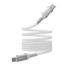 Havit CB6297 Nylon Braided PD60W USB-C to USB-C 1M Magnetic Cable - White