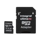 Integral 256GB microSD Card (SDXC), Class 10, UHS-1 U3 + Adapter  - 100 MB/s