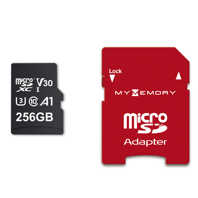 MyMemory PLUS 256GB microSD Card (SDXC) 4K A1 UHS-1 V30 U3 + Adapter -  100MB/s £15.98 - Free Delivery