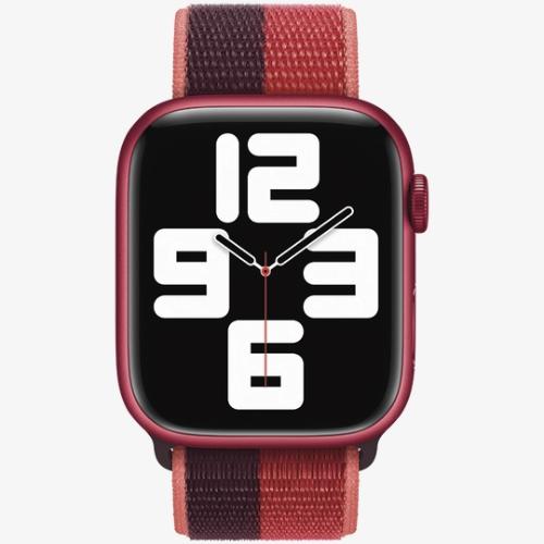 Apple Official Watch Sport Loop Band 42mm 44mm 45 mm Red Open Box 16.99 Free Delivery MyMemory