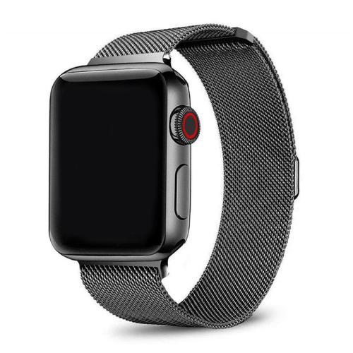 Apple 44mm space black best sale milanese loop