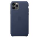 Apple Official iPhone 11 Pro Leather Case - Midnight Blue