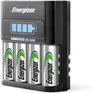 Energizer 1 Hour Battery Charger for AA & AAA Batteries (4 x AA Batteries Included)