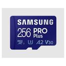 Samsung 256GB Pro Plus microSD Card (SDXC) U3 V30 A2 + Adapter -120MB/s