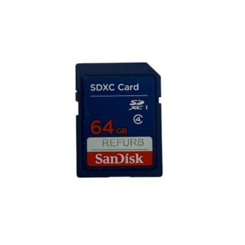 SanDisk 64GB SD Card (SDXC) - Refubished