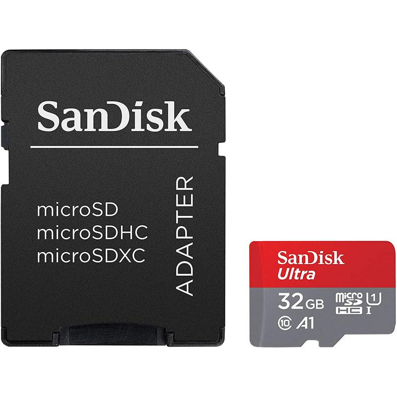 Carte SD SANDISK microSDHC Ultra 32 gb + adaptateur sd