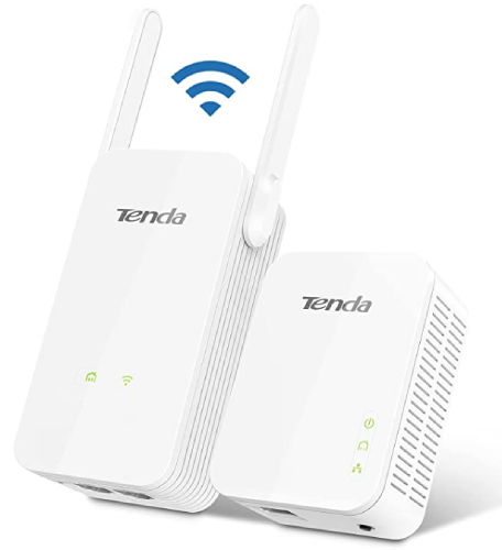 KIT POWERLINE GIGABIT + RIPETITORE WIFI TENDA AV1000 PH5