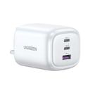 UGREEN 65W Nexode USB C GaN Fast Charger Plug Foldable 3-Port + 100w USB-C Cable