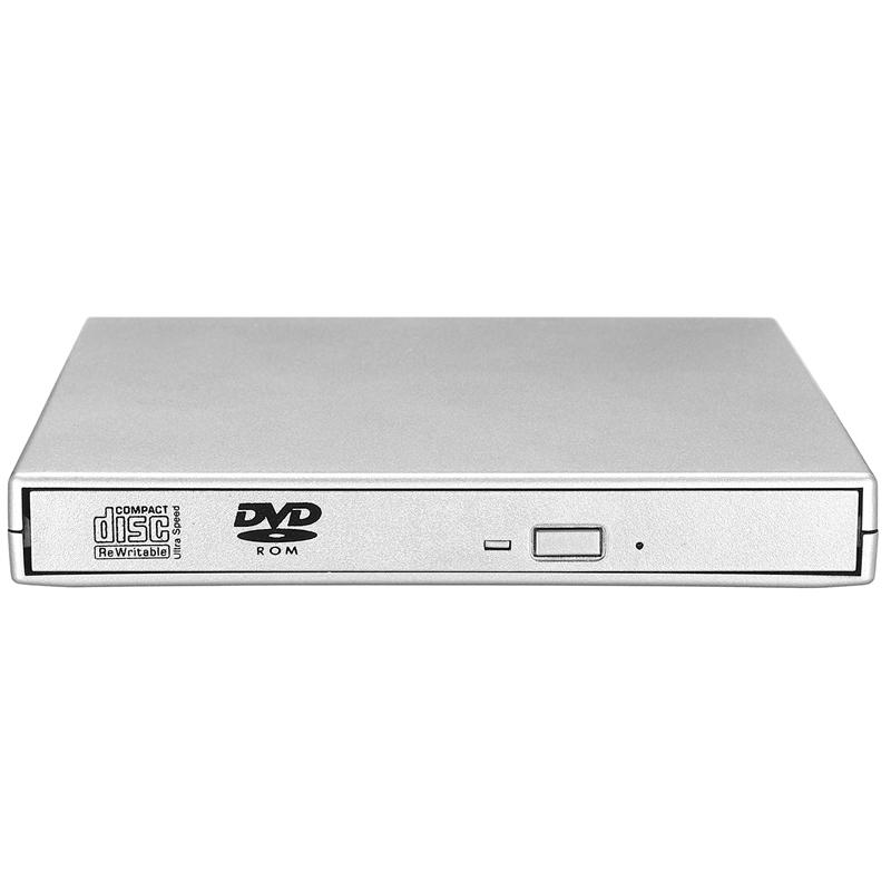 Ultra Slim External Portable Usb 2 0 Cd Dvd Writer Player Silver 32 99 Free Delivery Mymemory