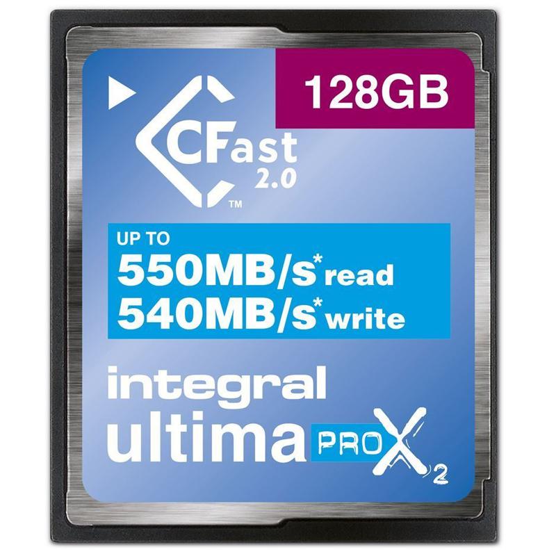 Integral Card CFast 2.0 High Performance rea 550MB/s & write speed unto 540MB/s 