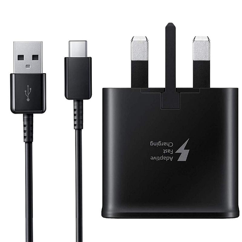 Samsung Galaxy 2A Mains Fast Charger + 1.2M USB-C Cable - Black