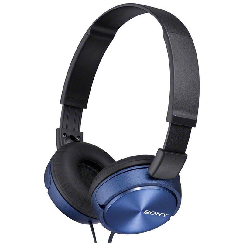 Sony MDR-ZX310 Foldable Headphones - Metallic Blue