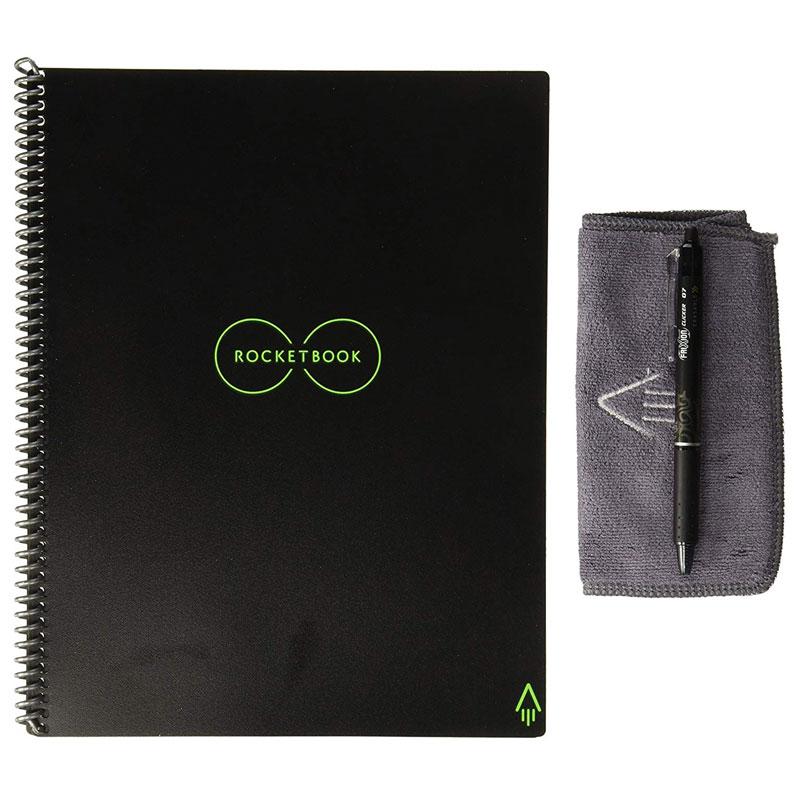 Rocketbook Everlast Smart Re-usable Notebook / Journal A4 - Infinity Black