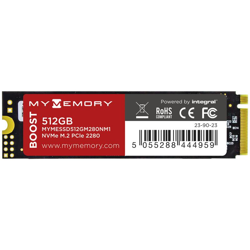 MyMemory Boost 512GB M.2 2280 PCIE NVMe Internal SSD - 2000MB/s