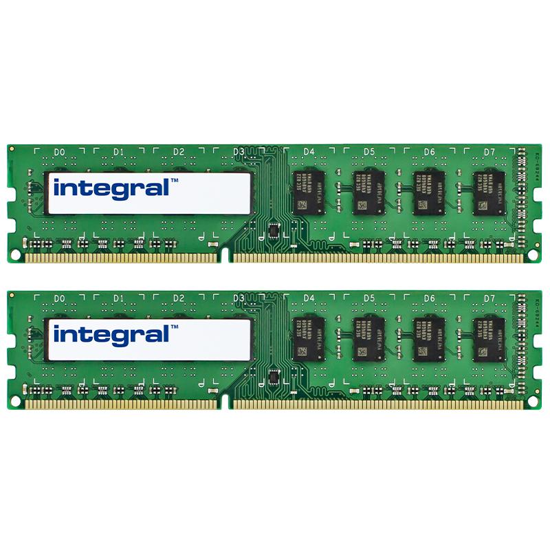 Integral 8GB (2x 4GB) 1600MHz DDR3 DIMM PC Memory Module Kit