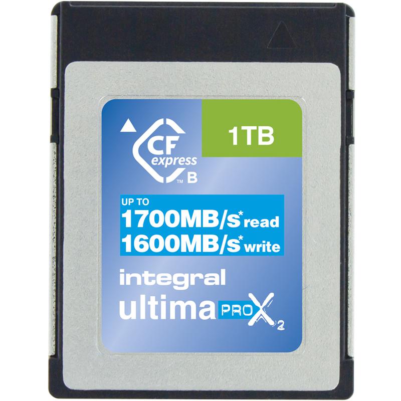 Integral 1TB UltimaPro X2 CFExpress Professional Memory Card Type B 2.0