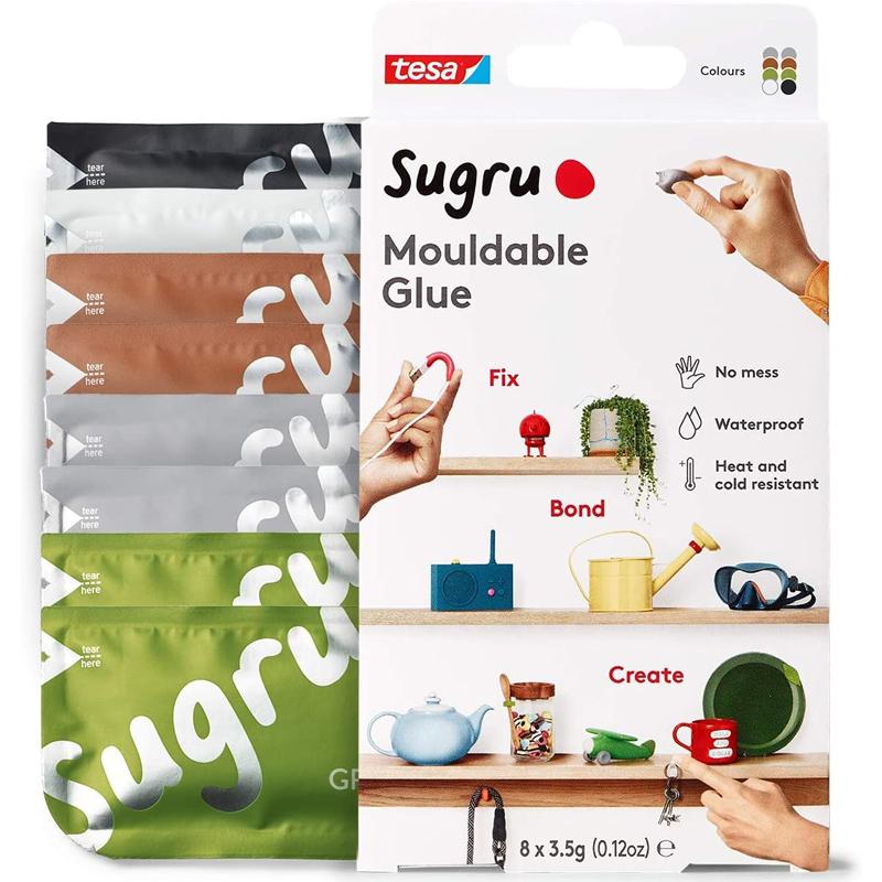 Sugru Mouldable Glue Natural Colours - 8-Pack