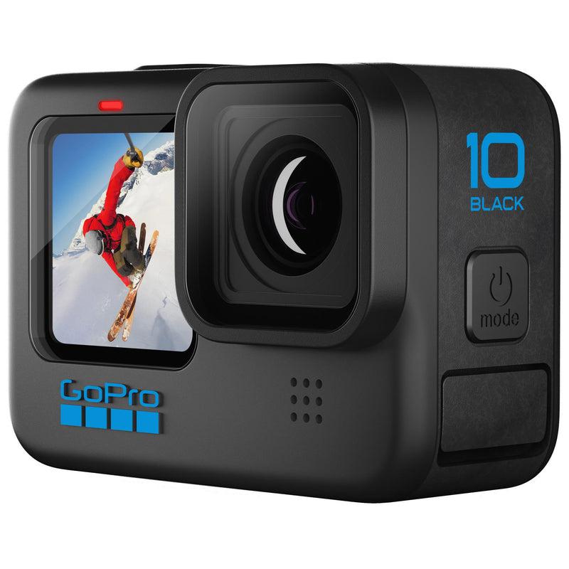 GoPro HERO10 Black with Sport Accessory Kit, 64GB microSD Card