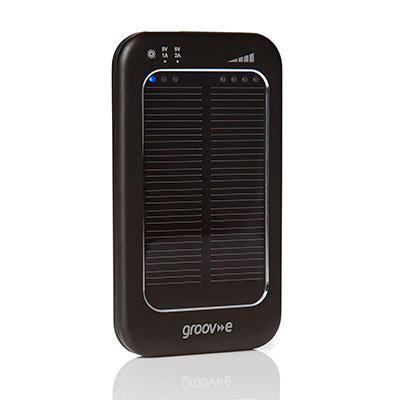 Groov-e 3600mAh Solar Powered Portable Power Bank