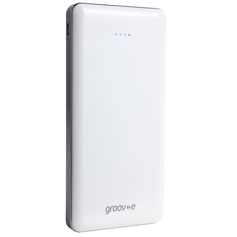 Groov-e Power Pack 12000 mAh Dual USB Portable Battery Charger