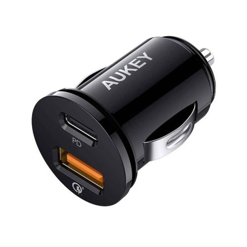 AUKEY CC-Y11 Expedition Duo PD 21W Dual-Port PD Car Charger £3.25