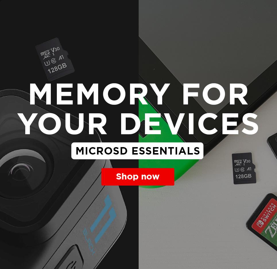 MicroSD for Nintendo Switch, GoPro, and more at MyMemory