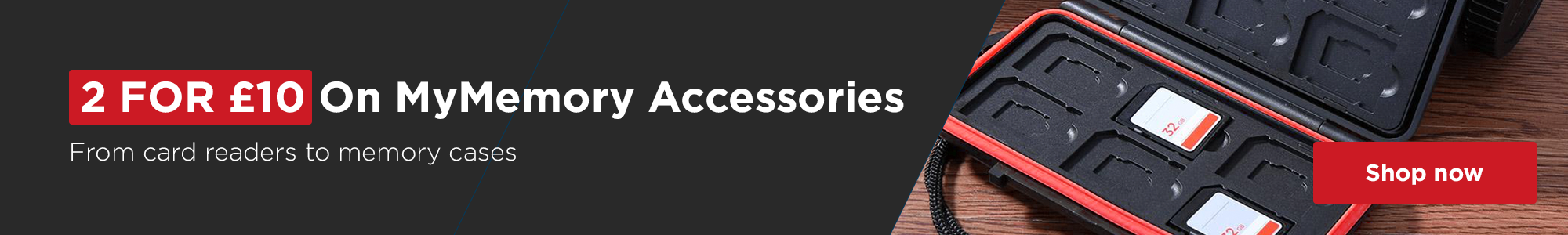 2 For £10 On MyMemory Accessories