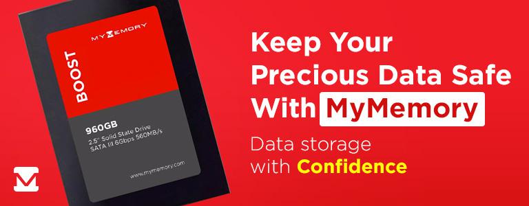 Keep Your Precious Data Safe, With MyMemory! Data Storage with Confidence